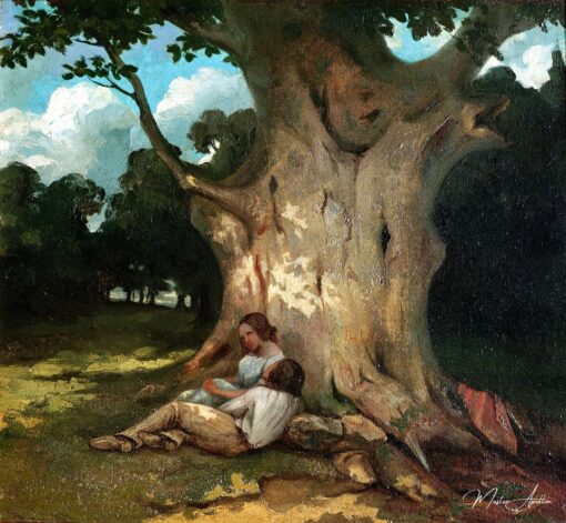 O grande carvalho – Gustave Courbet Gustave Courbet Master Apollon