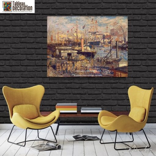O Grande Cais em Havre – Quadro de Monet Claude Monet Master Apollon 6