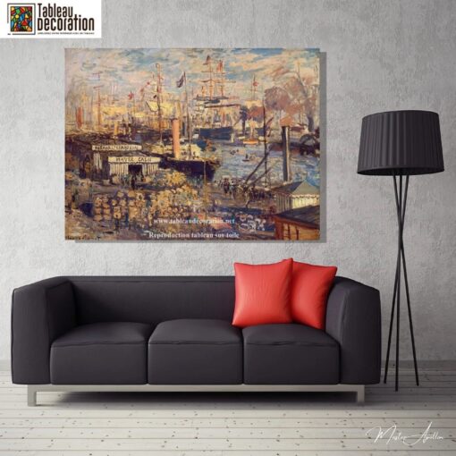 O Grande Cais em Havre – Quadro de Monet Claude Monet Master Apollon 3