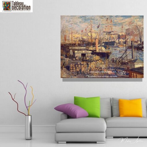 O Grande Cais em Havre – Quadro de Monet Claude Monet Master Apollon 5