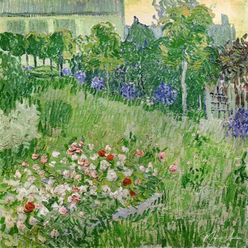 O jardim de Daubigny – Van Gogh Vincent Van Gogh Master Apollon