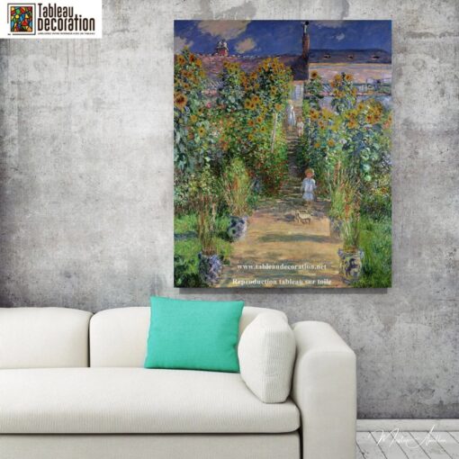 O Jardim de Monet em Vétheuil – Claude Monet Claude Monet Master Apollon 4