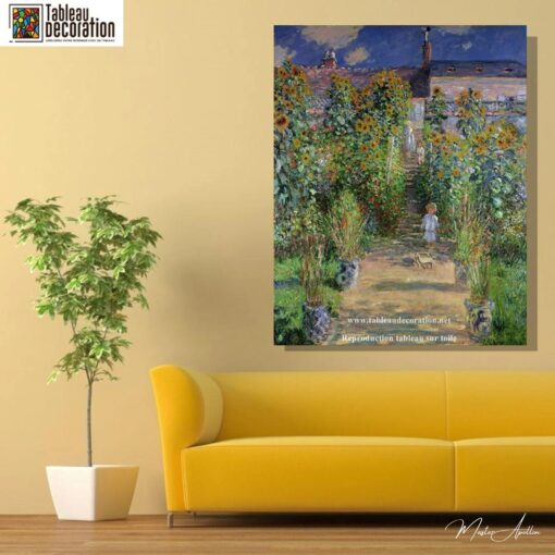 O Jardim de Monet em Vétheuil – Claude Monet Claude Monet Master Apollon 7