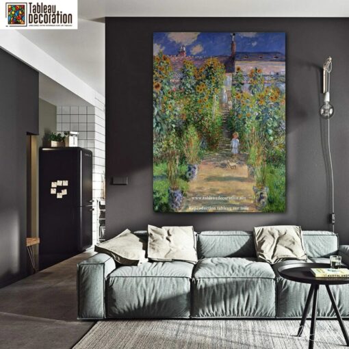 O Jardim de Monet em Vétheuil – Claude Monet Claude Monet Master Apollon 5
