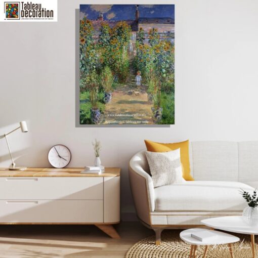 O Jardim de Monet em Vétheuil – Claude Monet Claude Monet Master Apollon 6