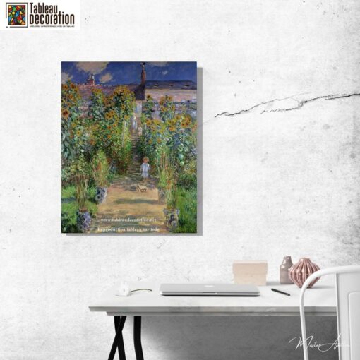 O Jardim de Monet em Vétheuil – Claude Monet Claude Monet Master Apollon 3