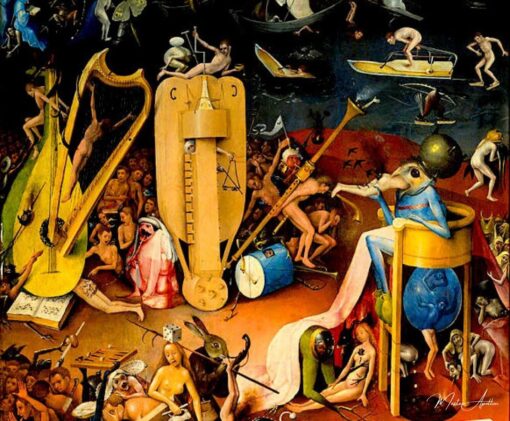 O jardim das delícias terrenas (o inferno) 3 – Jérôme Bosch Hieronymus Bosch Master Apollon