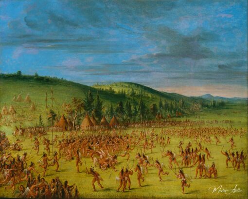 Jogo de Bola dos Choctaw – George Catlin George Catlin Master Apollon 2