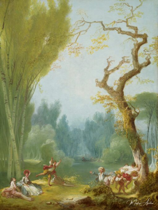 O jogo do cavalo derretido – Jean-Honoré Fragonard Jean-Honoré Fragonard Master Apollon 2