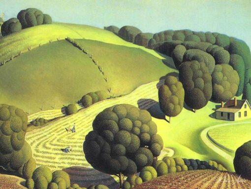 O jovem milho, 1931 – Grant Wood Grant Wood Master Apollon 2