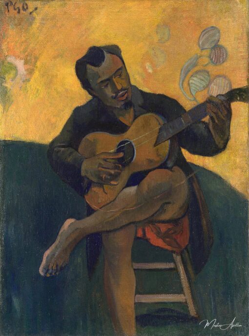 O jogador de guitarra – Paul Gauguin Paul Gauguin Master Apollon