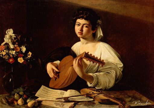 O Jogador de Lira – Caravaggio Caravaggio Master Apollon
