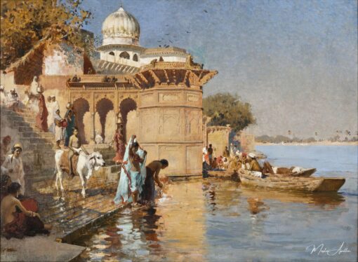 Ao longo dos Ghats, Mathura – Edwin Lord Weeks Edwin Lord Weeks Master Apollon