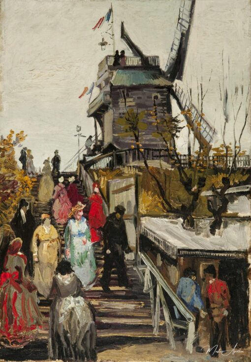 O Moinho de Blute-Fin – Van Gogh Vincent Van Gogh Master Apollon