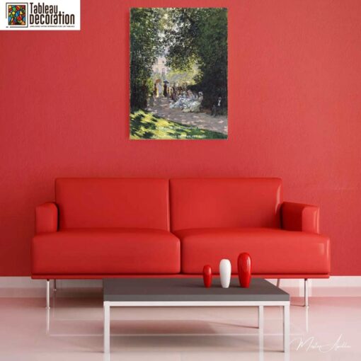 Le Parc Monceau – Quadro de Monet Claude Monet Master Apollon 7