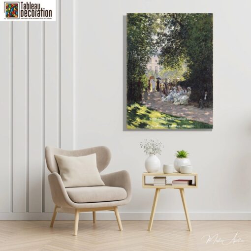 Le Parc Monceau – Quadro de Monet Claude Monet Master Apollon 6