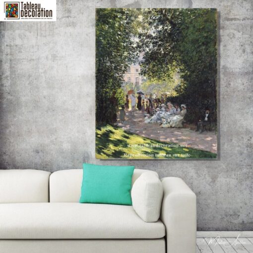 Le Parc Monceau – Quadro de Monet Claude Monet Master Apollon 4