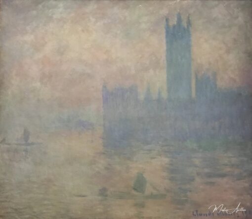 O Parlamento de Londres, efeito de neblina – Claude Monet Claude Monet Master Apollon 2