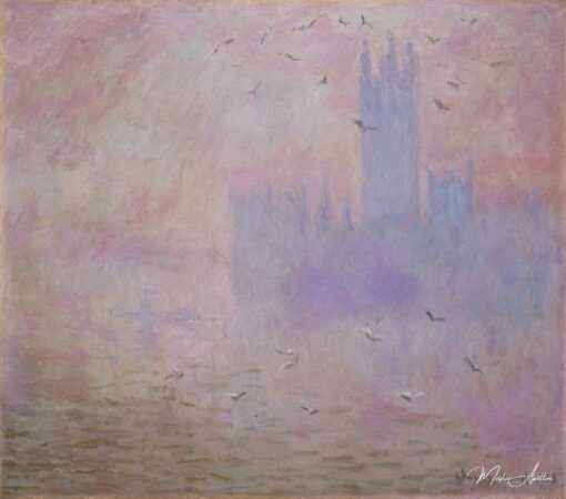 O Parlamento, gaivotas (W 1612) – Claude Monet Claude Monet Master Apollon 2