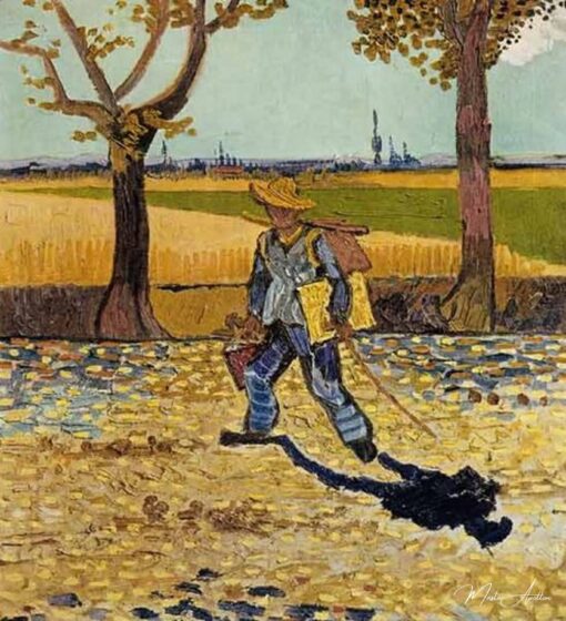 O pintor a caminho do trabalho – Van Gogh Vincent Van Gogh Master Apollon