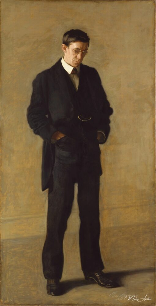 O pensador: retrato de Louis N. Kenton – Thomas Eakins Thomas Eakins Master Apollon