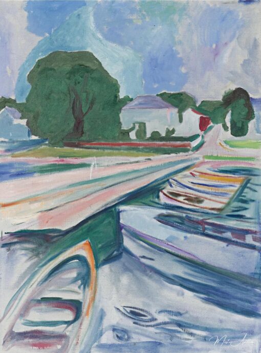 A ponte de Aasgaardstrand – Edvard Munch Edvard Munch Master Apollon