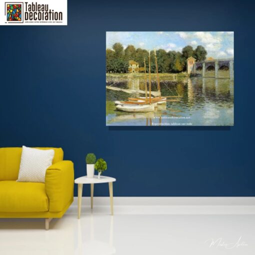 O Ponto de Argenteuil – Pintura de Claude Monet barco Claude Monet Master Apollon 4