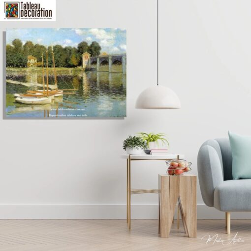 O Ponto de Argenteuil – Pintura de Claude Monet barco Claude Monet Master Apollon 5