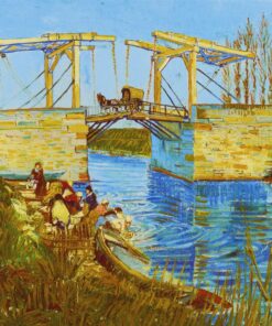 A Ponte de Langlois em Arles às Lavandeiras – Van Gogh Vincent Van Gogh Master Apollon