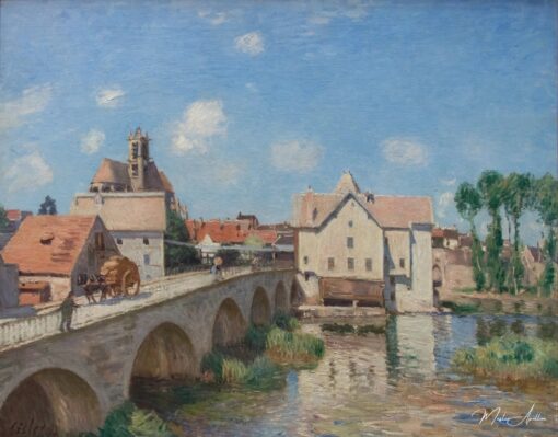 A ponte de Moret – Alfred Sisley Alfred Sisley Master Apollon