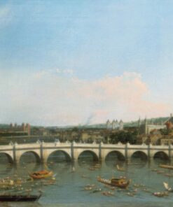 A ponte de Westminster vista do norte com o palácio de Lambeth ao longe – Giovanni Antonio Canal Giovanni Antonio Canal Master Apollon