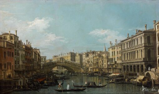 A ponte de Rialto vista do sul – Giovanni Antonio Canal Giovanni Antonio Canal Master Apollon