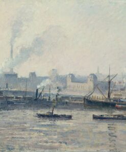A ponte Saint-Sever, Rouen: Bruma – Camille Pissarro Camille Pissarro Master Apollon