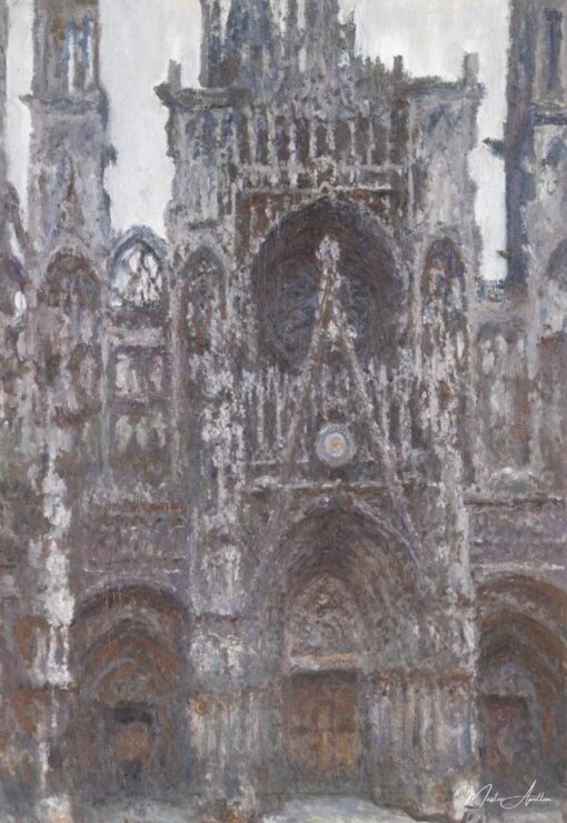 O Portal visto de frente, harmonia marrom (W1319) – Claude Monet Claude Monet Master Apollon