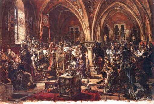 O Primeiro Sejm, Registro de Leis A D 1182 – Jan Matejko Jan Matejko Master Apollon
