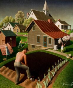A primavera na cidade – Grant Wood Grant Wood Master Apollon