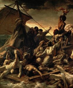 A jangada da Medusa – Théodore Géricault Reprodução de arte popular Master Apollon