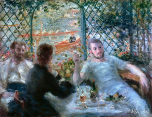 A refeição no Restaurante Fournaise (O almoço dos remadores) – Pierre-Auguste Renoir Pierre-Auguste Renoir Master Apollon 2