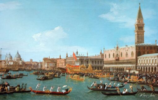 O Retorno do Bucentauro no Dia da Ascensão – Giovanni Antonio Canal Giovanni Antonio Canal Master Apollon