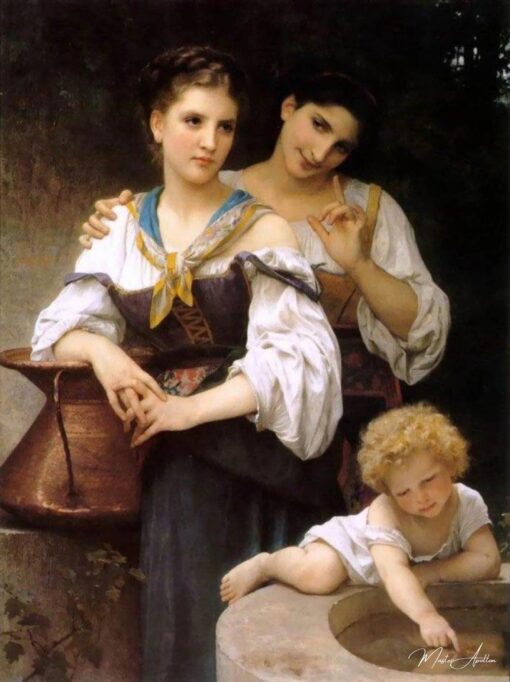 O segredo – William Bouguereau William Bouguereau Master Apollon