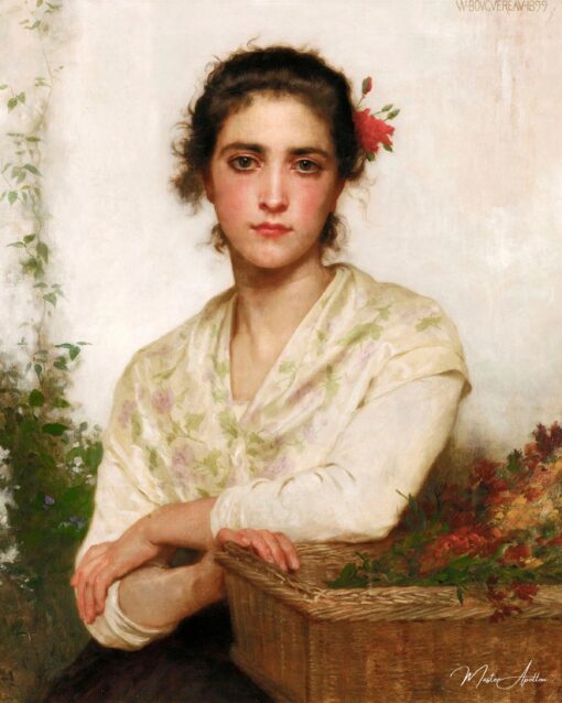 O vendedor de flores – William Bouguereau William Bouguereau Master Apollon