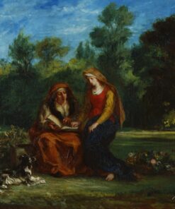 A educação da Virgem – Eugène Delacroix Eugène Delacroix Master Apollon