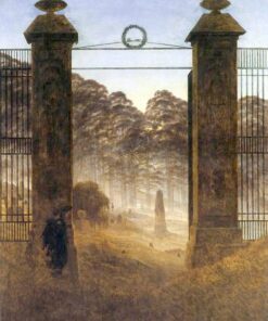 A Entrada do Cemitério – Caspar David Friedrich Caspar David Friedrich Master Apollon