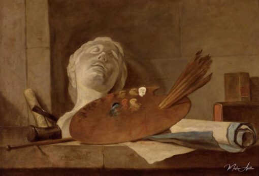 Os atributos da pintura e da escultura – Jean Siméon Chardin Jean Siméon Chardin Master Apollon