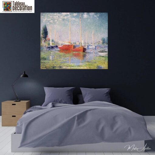 Os barcos vermelhos, Argenteuil – Claude Monet Claude Monet Master Apollon 3