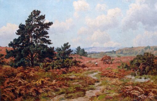 Os colecionadores de samambaias em Fittleworth Common, Sussex – Edward Wilkins Waite Edward Wilkins Waite Master Apollon
