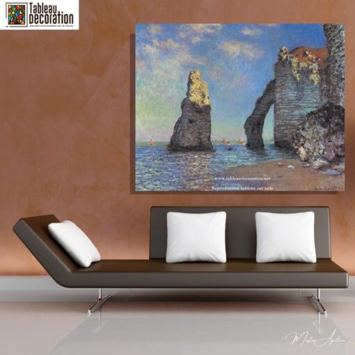 As Falésias em Étretat – Pintura de Monet Claude Monet Master Apollon 4