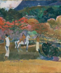 As mulheres e um cavalo branco – Paul Gauguin Paul Gauguin Master Apollon