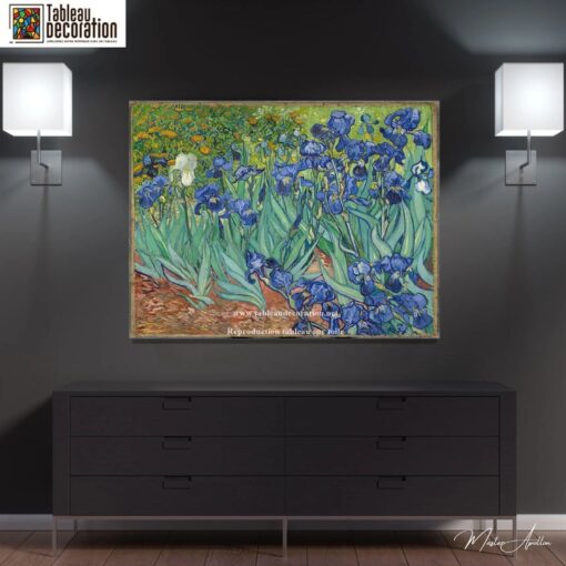 Os Íris – Van Gogh Reprodução de arte popular Master Apollon 3
