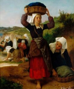 As lavadeiras de Fouesnant – William Bouguereau William Bouguereau Master Apollon